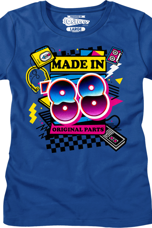 Womens Original Parts Made In '88 Shirt