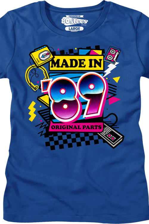 Womens Original Parts Made In '89 Shirt