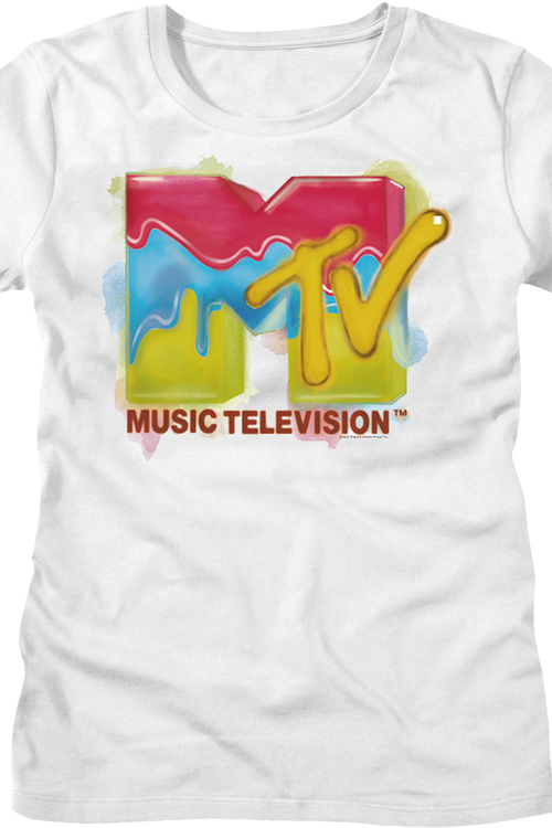 Womens Painted Logo MTV Shirt