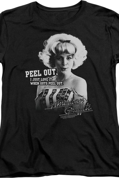 Womens Peel Out American Graffiti Shirt