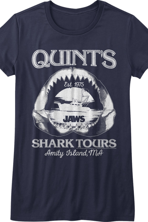 Womens Quint's Shark Tours Jaws Shirt