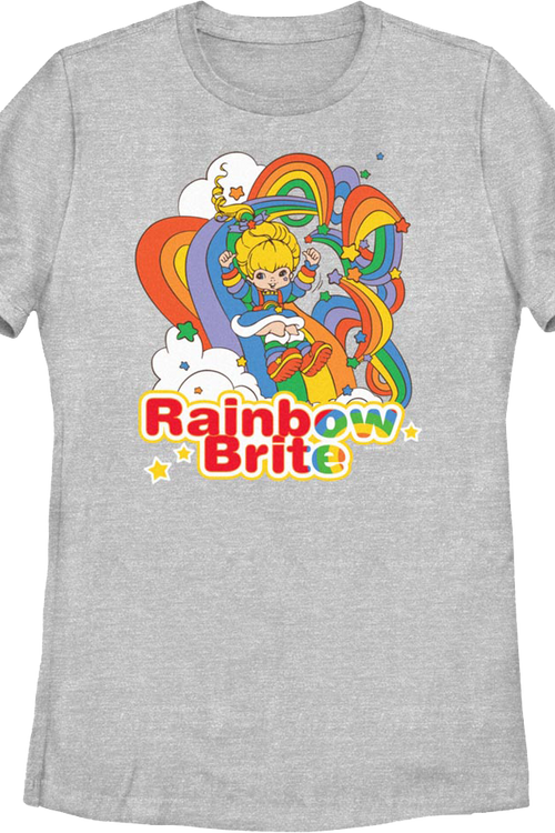 Womens Rainbow Slide Rainbow Brite Shirt