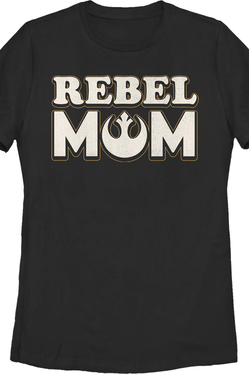 Womens Rebel Mom Star Wars Shirt