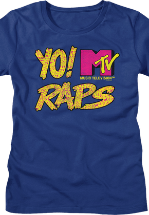 Womens Retro Logo Yo! MTV Raps Shirt