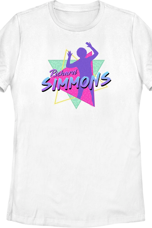 Womens Retro Silhouette Richard Simmons Shirt