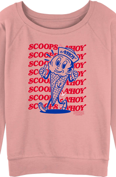 Womens Scoops Ahoy Stranger Things Sweatshirt