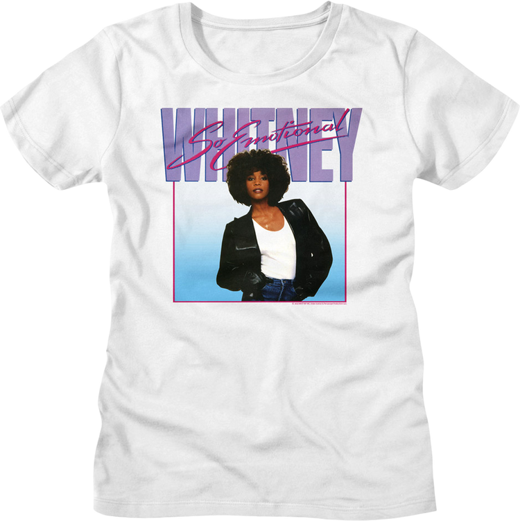 Womens So Emotional Whitney Houston Shirt