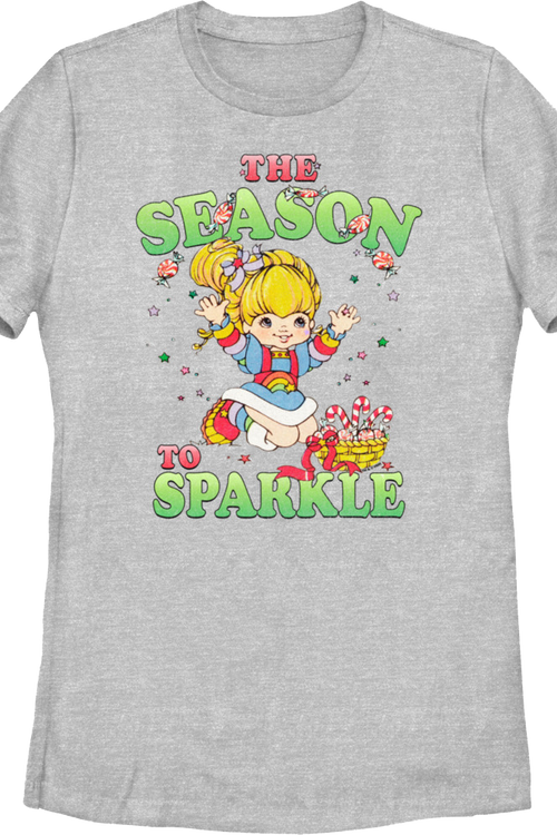 Womens The Season To Sparkle Rainbow Brite Shirt