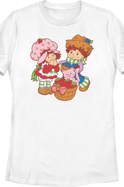 Womens Three Friends Strawberry Shortcake Shirt