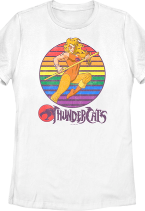 Womens Vintage Cheetara Action Pose ThunderCats Shirt