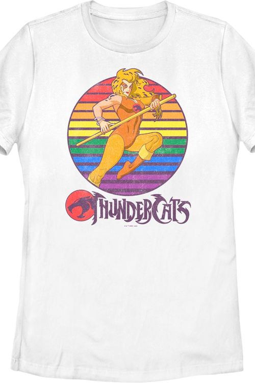 Womens Vintage Cheetara Action Pose ThunderCats Shirt