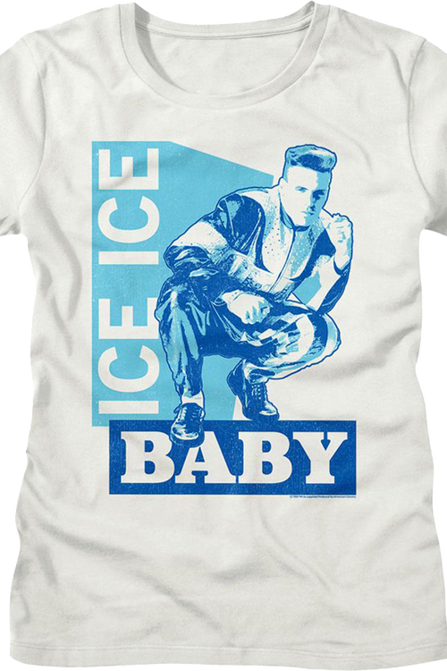 Womens Vintage Ice Ice Baby Vanilla Ice Shirt
