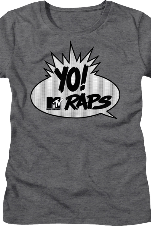 Womens Yo! MTV Raps Vintage Logo MTV Shirt