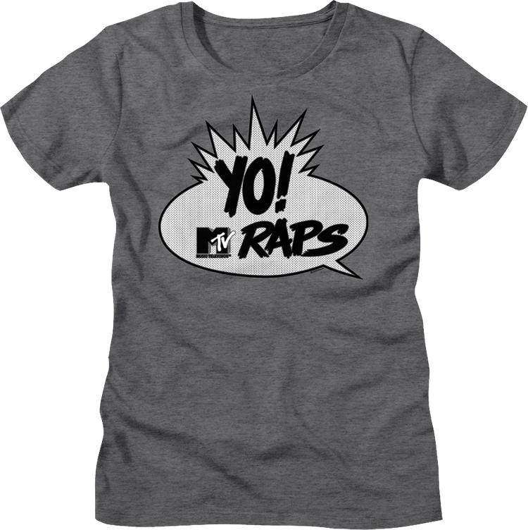 Womens Yo! MTV Raps Vintage Logo MTV Shirt