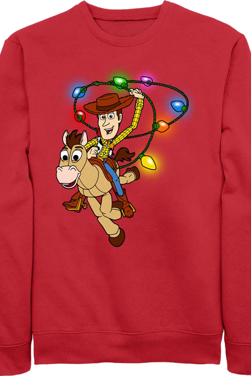 Woody's Christmas Lasso Toy Story Sweatshirt