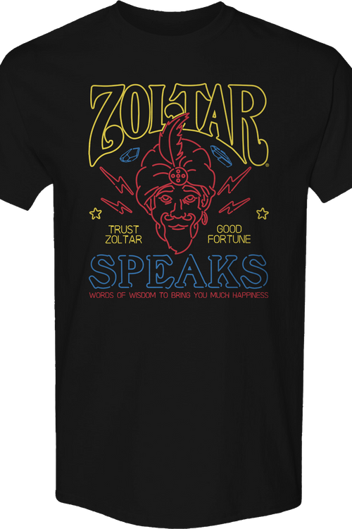 Words Of Wisdom To Bring You Much Happiness Zoltar T-Shirt
