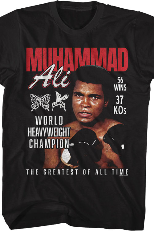 World Heavyweight Champion Greatest Of All Time Muhammad Ali T-Shirt