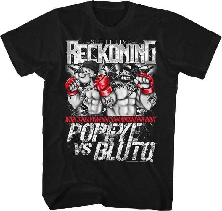 World Heavyweight Championship Bout Popeye T-Shirt