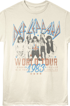 World Tour 1983 Def Leppard T-Shirt