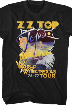 World Wide Texas Tour ZZ Top T-Shirt