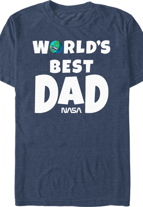 World's Best Dad NASA T-Shirt