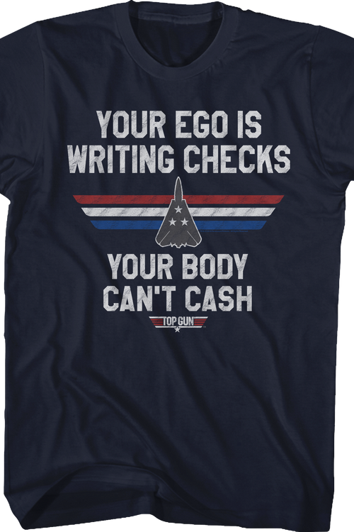 Writing Checks Top Gun T-Shirt