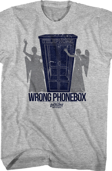 Wrong Phonebox Bill & Ted's Excellent Adventure T-Shirt