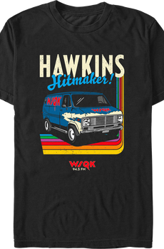 Hawkins Hitmaker WSQK Van Stranger Things T-Shirt