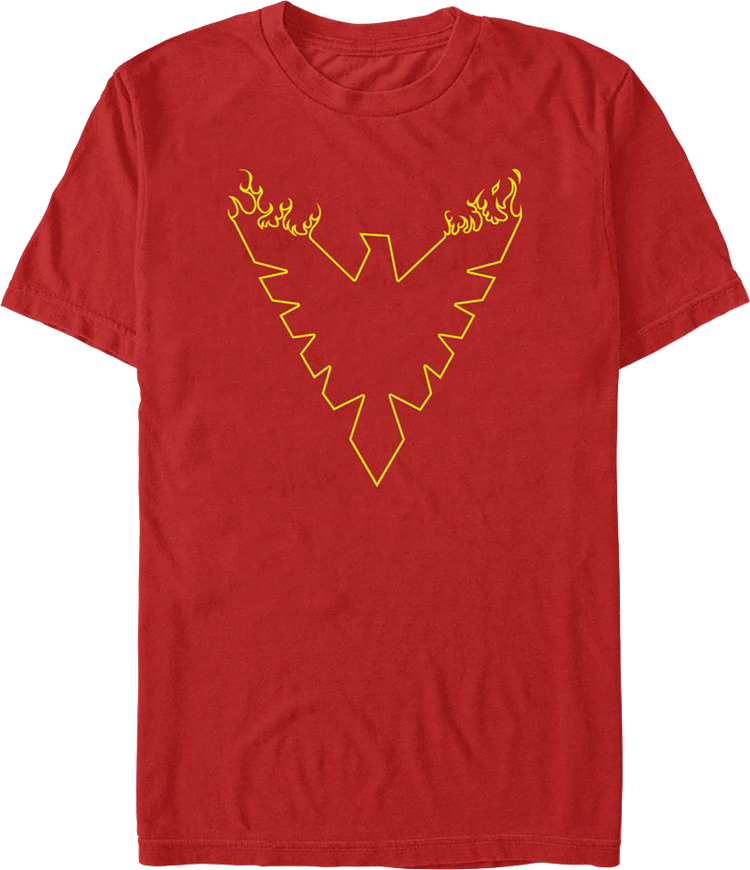 X-Men Dark Phoenix Logo Marvel Comics T-Shirt