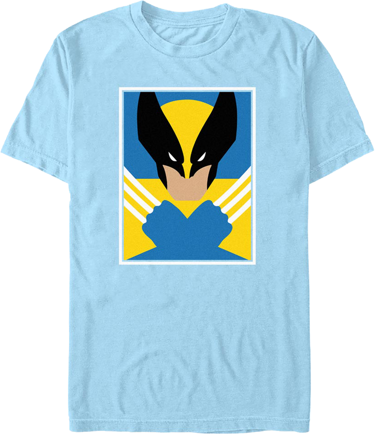 X-Men Wolverine Art Deco Marvel Comics T-Shirt