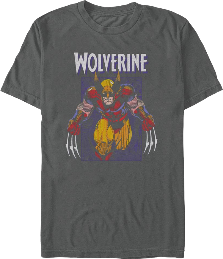 X-Men Wolverine Hero Stance Marvel Comics T-Shirt