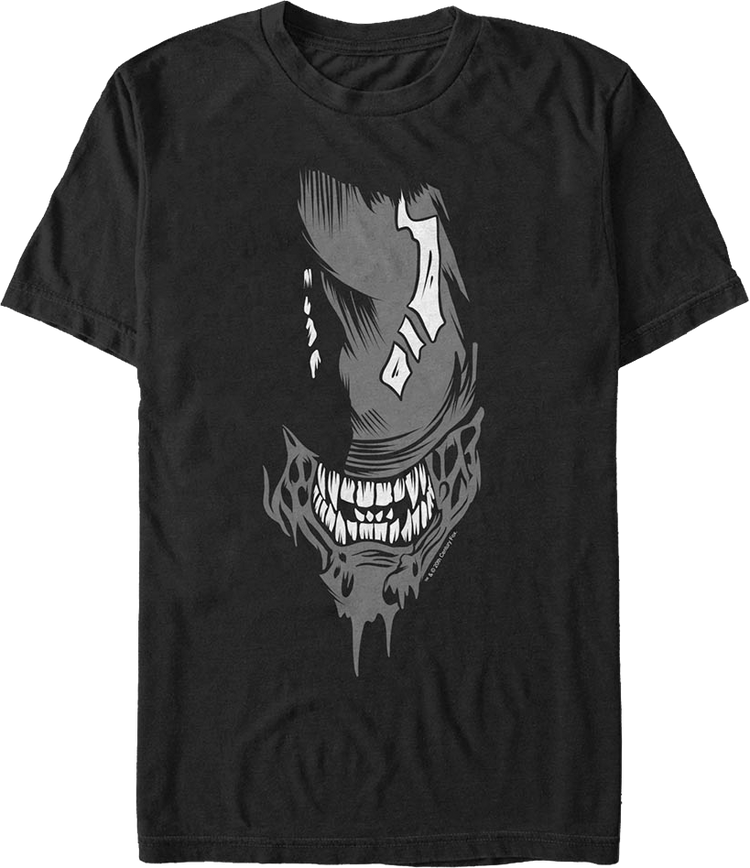 Xenomorph Face Alien T-Shirt