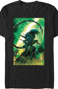 Xenomorph Rainstorm Alien T-Shirt
