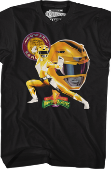 Yellow Ranger Profile Mighty Morphin Power Rangers T-Shirt