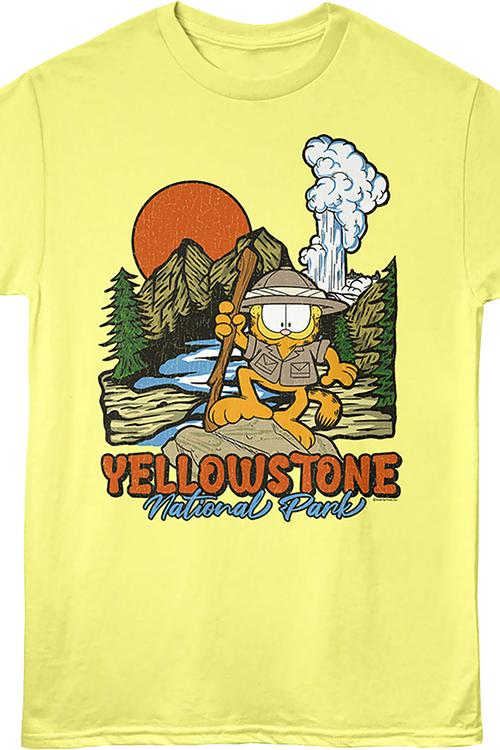 Yellowstone National Park Garfield T-Shirt