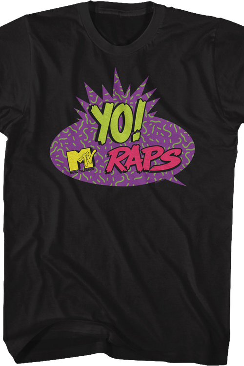 Yo MTV Raps Classic Logo MTV Shirt