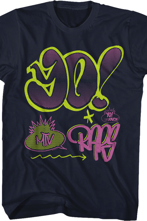Yo! MTV Raps Graffiti MTV Shirt