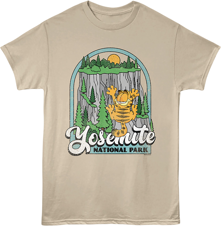 Yosemite National Park Garfield T-Shirt