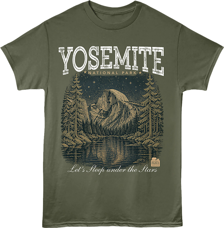 Sleep Under The Stars Yosemite National Park T-Shirt