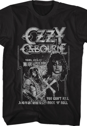 You Can't Kill Rock 'N' Roll Ozzy Osbourne T-Shirt