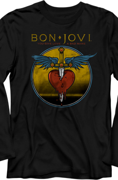 You Give Love A Bad Name Bon Jovi Long Sleeve Shirt