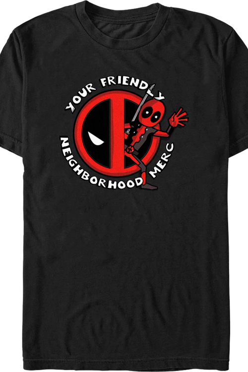 Your Friendly Neighborhood Merc Deadpool Marvel Comics T-Shirt