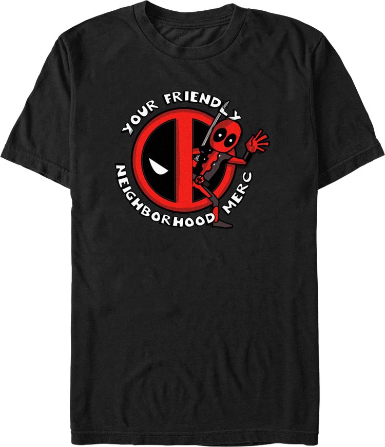 Your Friendly Neighborhood Merc Deadpool Marvel Comics T-Shirt