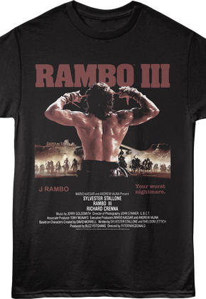 Your Worst Nightmare Rambo III T-Shirt
