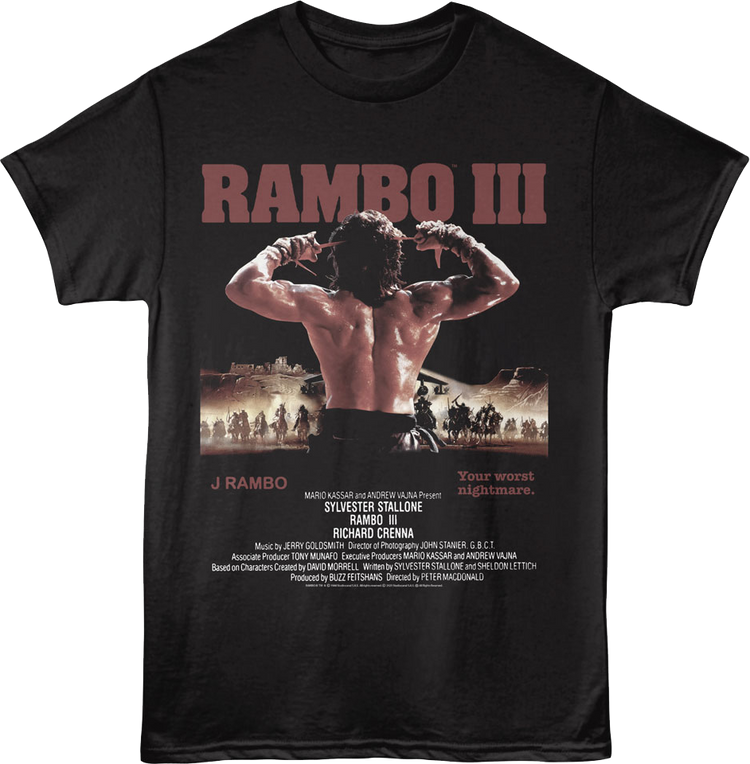 Your Worst Nightmare Rambo III T-Shirt