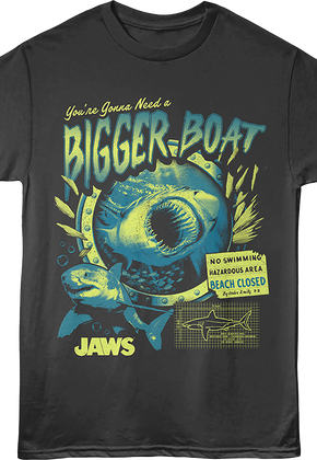 You're Gonna Need A Bigger Boat Collage Jaws T-Shirt