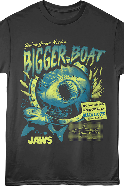 You're Gonna Need A Bigger Boat Collage Jaws T-Shirt