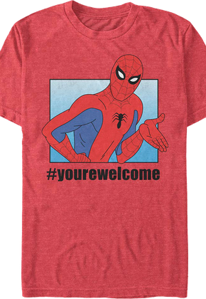 #yourewelcome Spider-Man Marvel Comics T-Shirt