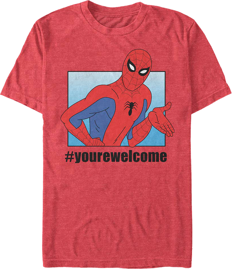 #yourewelcome Spider-Man Marvel Comics T-Shirt