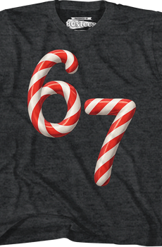 Youth 67 Peppermint Candy Canes Shirt